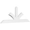 Ekena Millwork Richland Architectural Grade PVC Gable Bracket, 60"W x 22 1/2"H x 2"D x 4"F, 9/12 Pitch GBP060X23X0204RIC00 - alternate 1